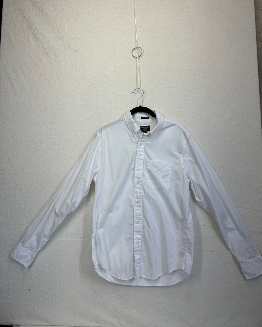 Abercrombie & Fitch Muscle Fit Button Down Men's Shirt SZ M